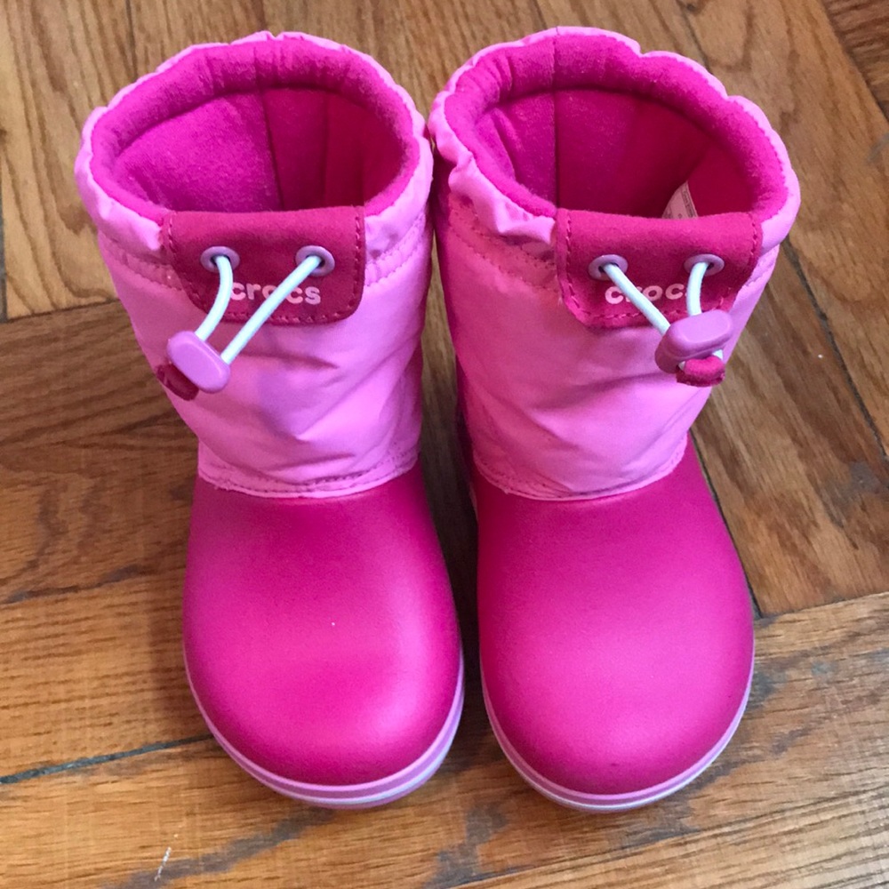 Croc toddler rain/snow boots